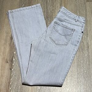 J. Jill Boot Cut Jeans Womens Size 4 Gray Stretch Denim Casual Pants EUC